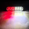 Ultra Thin 6 Chips Car LED Strobe Light Emergency Light Grill Breakdown Auto Blinkande för SUV Truck Motorcycle 12-24V LightBar