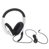 3,5 mm hörlurar hörlurar med brus Avbryta mikrofon stereospel headset för PS5 PS4 Switch One 360 ​​PC bärbar dator