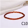 Fashion Jewelry Summer Colorful Rice Bead Anklet Simple Creative Bracelet 18 Colors Multi Purpose Beach Trend Footwear