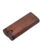 scatola di immagazzinaggio Piroga per fumatori in legno naturale fatta a mano con ceramica One Hitter Gancio per pulizia in metallo Tubi per fumatori portatili KK0044HY