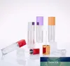 Tubes de brillant à lèvres transparents carrés de 4ml, rouge violet argent Rose or, récipients cosmétiques vides, emballage de brillant à lèvres 10/30/50 pièces