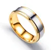 hand ring jewelry fashion room gold stainless steel smooth ring hot selling couple