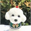 Dogs Bibs Christmas Knitted Bandana dog apparel Pet Supplies Accessories for Scarf Pets puppy Appare Accesorios Elk Hair Ornaments WLL945