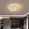 Creative Round LED Ceiling Lights Modern Minimalist Ultra-Thin 6cm Metal Luminaires Nordic Home Decoration Lighting Free Shipping