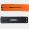 Superior Diamond Sharpeners Couteau de poche plié double face Pierre à aiguiser Pierre à aiguiser Cuisine extérieure Camping Outil Noir Orange