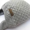 Orecchie da orso Cappello da bambino carino Morbido cotone neonato Beanie Doppio strato Cappello invernale caldo per neonate Ragazzi Cappelli per bambini lavorati a maglia Nuovo Y202037101