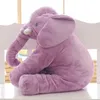 Grote pluche olifant pop kussen baby begeleiding zachte kalme pop kinderen kussen gevuld kussen dier pop / kinderen cadeau LJ201014