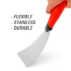 Goldblatt 2pc Putty Bıçağı Paslanmaz Çelik Flex Ortak Bıçağı Birleşik Kiti Çekiç End Yumuşak Kavrama T2006022006043
