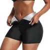 Svettbastu byxor kropp shaper viktminskning bantning byxor midje tränare shapewear mage termo svett leggings fitness träning 220307