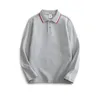 95% cotton soft breathable boys polo shirt children's long sleeve T-shirt versatile bottoming Top Girls Lapel solid T-shirt