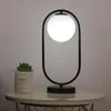 Bedroom Table Lamp Reading Light Living Room Decoration Lighting Nordic style Iron Plating Milk White Glass Lampshade