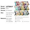 Letsbuy date Men Dress Color Color Courfictペアローラースケートボード因果的な理由面白い結婚式の靴下靴下サメのジオメトリT200916