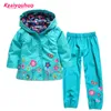 Детская одежда набор Весна осень детские мальчики девушки одежды одежды 2 шт. PARYOW WARDWARE + брюки костюм для девочек детские одежды 201127