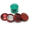 Sharpstone Grinders 63mm Flat Top Mixed Colors Smoking Accessories Crushers Zinc Alloy 4 Layers Herb Grinder In Stock