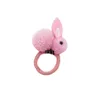 Mignon Animal Boule De Poils De Lapin Anneau De Cheveux Filles Élastique Bandes De Poils Élastiques Coréen Chapeaux Enfants Accessoires ornements 0851