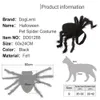 Halloween Pet Producten Pet Cosplay Spider Kostuum Hond Kat Spider Party Kleding 201111