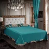 Defina a cama de luxo estilo europeu de seda jacquard conjunto de edredão duplo capa de algodão puro lençóis/travesseiros de linho têxteis caseiros1
