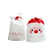 Papai Noel DrawString Saco Floco de Neve Floco de Neve Nougat Bundle Buck Candy Biscuit Presente Bolsa de Embalagem 50 pçs / lote T3I51467