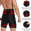 Erkekler Karın Kontrol Şort Vücut Şekillendirici Sıkıştırma Iç Çamaşırı Bel Eğitmen Zayıflama Göbek Shapewear Boxer Pantolon Iç Çamaşırı Fajas 220301