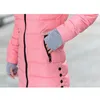 Giacca invernale Donna Taglie forti Giacche e cappotti da donna Parka lungo imbottito in cotone femminile Coreano con cappuccio Chaqueta Muje\[]\// 201214