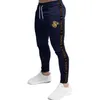 Męskie joggers casual spodnie fitness mężczyźni jedwab jedwabiu sportswear skinny siksilk dress spodnie spodnie spodnie sik jedwabiu spodnie 1120