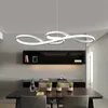 Nordic Restaurant LED Pendant Lampa Enkel Kreativ Musik Note Art Dining Room Remote Control Bar Hängande lampa