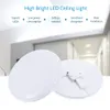 AC85-265V 24W 130 LED 2160LM Round Circular UFO Lamp Ceiling Light for Aisle Stair Hallway Balcony Living Room Bedroom White