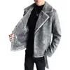 Men's Down & Parkas Cotton-padded Clothes 2022 Autumn-winter Style Plus Velvet Leather Casual Youth Wear Phin22