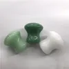 Naturalny Jade Grzyb Kształt Aventurine Jade Guasha Stone Massage Board Scraper Chin Eye Masager Rocks6942460