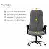 M / L tailles chaise de bureau couverture spandex élastique stretch noir ascenseur ordinateur bras chaise housse de siège coussin 1pc Y200103