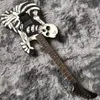 Custom George Lynch Skull and Bones Black Carved Body Electric Guitar 6 String