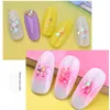 6 pçs / set Aurora Unicorn Nail Art Glitters misturado hexágono unha pó lantejoulas sereia flocos de unhas holográficos decorações manicure holográficas