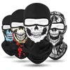 Toucas de ciclismo Máscaras com estampa de caveira Bandana Balaclava Máscara facial cheia Cachecol Pesca ao ar livre Caça Caminhadas Pescoço Gaiter Capa Escudo