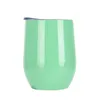 12oz Wine Glass Tumbler With Lid Vacuum Insulated Stainless Steel wine tumbler Stemless Wine Glasses fast sea shippin FFC37902247641