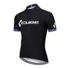 2021 Cube Team Mens 100% Polyester Cylersey Summer Dritti rapidi a maniche corte MTB Shirt per bici da bici da esterno Roupa Ciclismo 246o