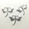 50pcs Butterfly Alloy Charms Pendant Retro Jewelry Making DIY Keychain Ancient Silver Pendant For Bracelet Earrings 36x29mm