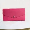 Brazza Portfel Modna kurtka męska długa torebka skórzana płótno Karta kredytowa Portfel Purple Portfel
