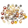 50 pcs/Lot cristal grand trou perles en vrac entretoise artisanat européen strass perle charme pour bracelet collier mode bijoux à bricoler soi-même faisant