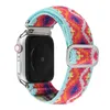 Cinturino in tessuto di nylon Cinturino intelligente per braccialetto Apple Watch iwatch 3 4 5 se 6 serie 38MM 40MM 42MM 44MM