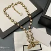 Collana di lusso Gioielli di design Regalo di festa di moda Matrimonio Oro Diamante Collane con ciondolo ape da miele Gioielli per donne Ragazze Pendenti alla moda Catene all'ingrosso