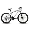 Adult Mountain Bike Bicycle 24 / 26 Inch 21/24 Speed Dual Disc Brake Off-Road Male Female Student Shock Absorption Bicycl