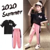 Mädchen Kleidung Sommer Kurzarm Shirts + Hosen Anzüge Kinder Sport Kleidung Teen Kinder Kleidung Sets 5 6 7 8 9 10 12 Jahre 201031