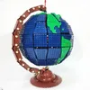 Mork DHL Creative Series 031001 2420pcs Globe Building Bluki