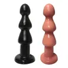 NXY Dildos Analleksaker Stor Bakgård Pearl Pagoda Plugg för män och kvinnor Onanienhet Krysantemum Massage Kul Expansion Vuxenprodukter 0225