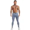 GINGTTO Homme Elastico in Vita Skinny per Uomo Pantaloni Stretch Streetwear Mens Denim Blue Jeans zm127 C1123