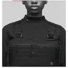 New Streetwear Chest Bag For Men Hip-Hop Vest Chest Rig Bags Fashion Tactical Strap Bag Male Square Vest Pack Kanye327B