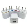 Universal Dual USB Lade Ladegerät US Stecker 2,1 A AC Power Adapter Wand Ladegerät Stecker 2 port für Iphone Samsung tablet Ipad