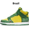 2023 S X N Low NYC High Pro Blue Outdoor Shoes Hreatdo Brasilien av någon genomsnittlig grön vit cement röda stjärnor hyper royal mens tränare sneakers med originallåda