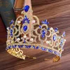 Luxury Multicolor Crystal Hollow Out Brud Tiaras Crown Wedding Hair Jewelry Accessories Big Bride Diadem for Women Girls VL J012603566