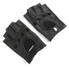 Svadilfari Spring Men's äkta läderhandskar som kör Olänk till 100% Deersskin Half Finger Gloves Fingerless Gym Fitness Gloves Y200110